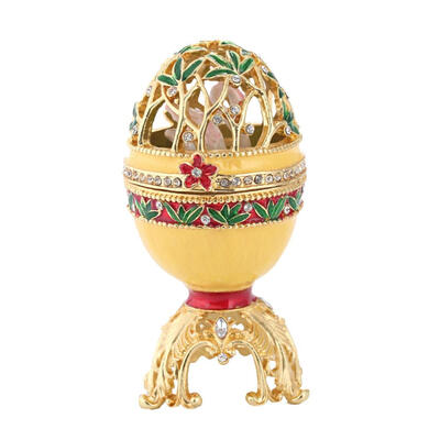 Hollow Leaf Easter Trinket Box Faberge Egg Shaped Jewelry Ring Holder Decor
Hollow Leaf Easter Trinket Box Faberge Egg Shaped Jewelry Ring Holder Decor