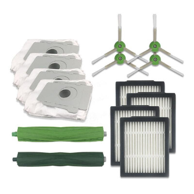 2Pcs Dirt Dust Disposal Bags 2Pcs Side Brushes Replacement Parts Compatible with i7 i7 E5 E6 Vacuum Cleaner
2Pcs Dirt Dust Disposal Bags 2Pcs Side Brushes Replacement Parts Compatible with i7 i7 E5 E6 Vacuum Cleaner