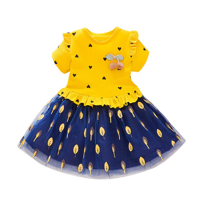 Summer Casual Baby Girls Short Sleeve Heart Leaves Pattern Patchwork Dress Kids Toddler Princess Sundress
Summer Casual Baby Girls Short Sleeve Heart Leaves Pattern Patchwork Dress Kids Toddler Princess Sundress