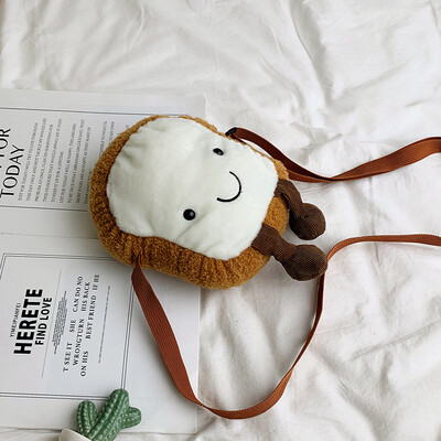 2019 new wave casual fashion plush toy girl messenger bag cartoon cute childlike bread shoulder bag
2019 new wave casual fashion plush toy girl messenger bag cartoon cute childlike bread shoulder bag