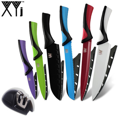 XYj 8 8 8 7 5 35" inch Stainless Steel Kitchen Knife Non Slip Colorful Handle Cooking Knife Set Knife sharpener
XYj 8 8 8 7 5 35" inch Stainless Steel Kitchen Knife Non Slip Colorful Handle Cooking Knife Set Knife sharpener