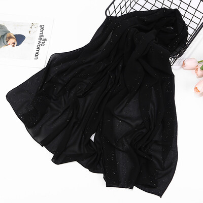 Muslim Hui color monochrome thin section breathable hijab fashion sprinkling gold sequins pearl chiffon headscarf
Muslim Hui color monochrome thin section breathable hijab fashion sprinkling gold sequins pearl chiffon headscarf