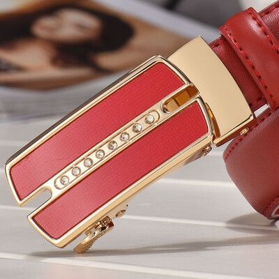 The first layer of automatic buckle belt head layer business mens automatic buckle belt leather belt gold world
The first layer of automatic buckle belt head layer business mens automatic buckle belt leather belt gold world