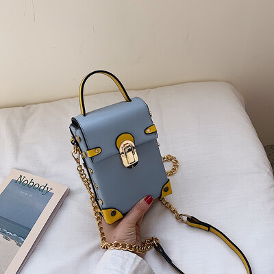 Ins small bag woman 2019 new handheld box small square bag Korean version 100 lap rivets chain single shoulder oblique satchel bag
Ins small bag woman 2019 new handheld box small square bag Korean version 100 lap rivets chain single shoulder oblique satchel bag