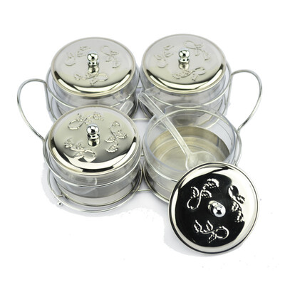 220mlcanister viewable Cruet Condiment Spices Set with a spice rack Stainless Steel Condiment Canister Seasoning Tools HerbTool
220mlcanister viewable Cruet Condiment Spices Set with a spice rack Stainless Steel Condiment Canister Seasoning Tools HerbTool