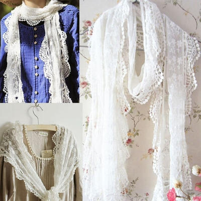 Women&39s Lady Polyster Embroidery Floral Lace Trim Thin Long Scarf Christmas Gift
Women&39s Lady Polyster Embroidery Floral Lace Trim Thin Long Scarf Christmas Gift