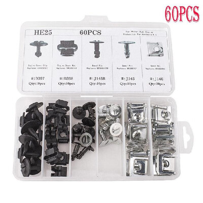 Car Engine Protection Trim Pin Clip Engine Protection Pan Fastener Rivet Clips for A-udi V-W 60PCS
Car Engine Protection Trim Pin Clip Engine Protection Pan Fastener Rivet Clips for A-udi V-W 60PCS