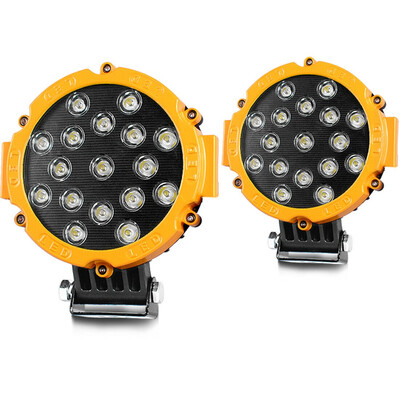 51W LED Work Lights 7inch Spot Driving Off Road Lamp Round Pickup 4X4 UTE Yellow
51W LED Work Lights 7inch Spot Driving Off Road Lamp Round Pickup 4X4 UTE Yellow