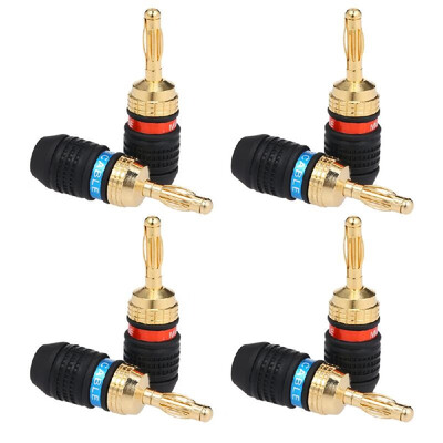 Banana Plug Red & Black Connector Speaker Corrosion-Resistant Banana Connector Left&Right Channels for Audio Video Amplifier
Banana Plug Red & Black Connector Speaker Corrosion-Resistant Banana Connector Left&Right Channels for Audio Video Amplifier