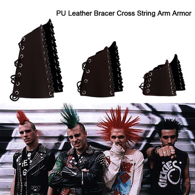 Steampunk Punk Style Cow Leather Cross String Bracer Arm Armor Warrior Armband Medieval Cuff
Steampunk Punk Style Cow Leather Cross String Bracer Arm Armor Warrior Armband Medieval Cuff