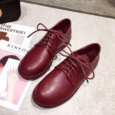 Retro-British Wind Single Shoe Female Autumn Fashion Hundreds of Japanese Students with Thick Bottom Tie Small Leather Shoe Tide
Retro-British Wind Single Shoe Female Autumn Fashion Hundreds of Japanese Students with Thick Bottom Tie Small Leather Shoe Tide