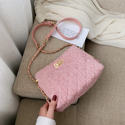 Lingge chain bag small fresh lock female bag new 2019 Korean version of Joker shoulder bag ins Messenger bag
Lingge chain bag small fresh lock female bag new 2019 Korean version of Joker shoulder bag ins Messenger bag