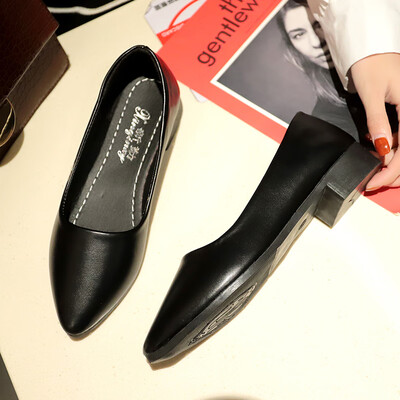 In the spring of 2019 the new shallow-mouth single shoes with small middle heels are pointed soft-soled womens shoes&black l
In the spring of 2019 the new shallow-mouth single shoes with small middle heels are pointed soft-soled womens shoes&black l
