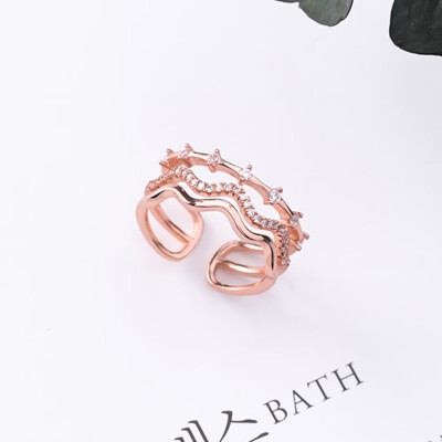 Open Adjustable Rings For Women Fashion Multilayer Wave Jewelry Accessories
Open Adjustable Rings For Women Fashion Multilayer Wave Jewelry Accessories