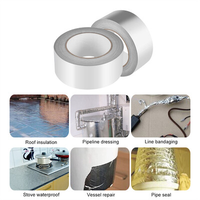 Greensen 5cm 50m Aluminium Foil Adhesive Sealing Tape Thermal Resist Duct Repairs Tool
Greensen 5cm 50m Aluminium Foil Adhesive Sealing Tape Thermal Resist Duct Repairs Tool