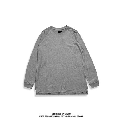 MIJKO mens clothing womens autumn new product bottom side split long section high street long sleeve TEE men&women with the high street T-shirt
MIJKO mens clothing womens autumn new product bottom side split long section high street long sleeve TEE men&women with the high street T-shirt