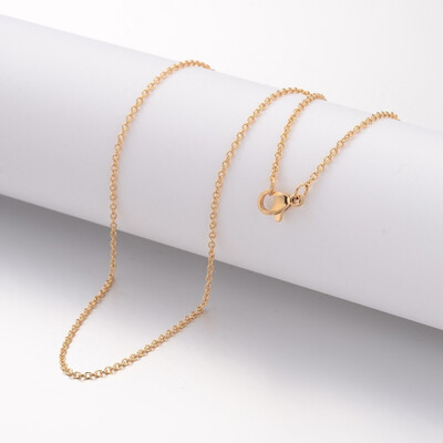 304 Stainless Steel Necklace Making Cable Chains with Lobster Clasps Golden 1772"450mm 15mm
304 Stainless Steel Necklace Making Cable Chains with Lobster Clasps Golden 1772"450mm 15mm