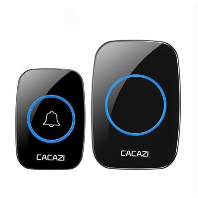 Waterproof Transmitter 38 Ringtones LED Indicator Door Chime Wireless Doorbell Black
Waterproof Transmitter 38 Ringtones LED Indicator Door Chime Wireless Doorbell Black