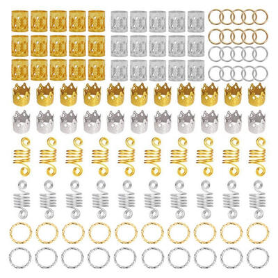 Greensen 110pcs Hair Braid Rings Dreadlock Three-ply Hair Clips Loops Decoration for Women & Girls
Greensen 110pcs Hair Braid Rings Dreadlock Three-ply Hair Clips Loops Decoration for Women & Girls