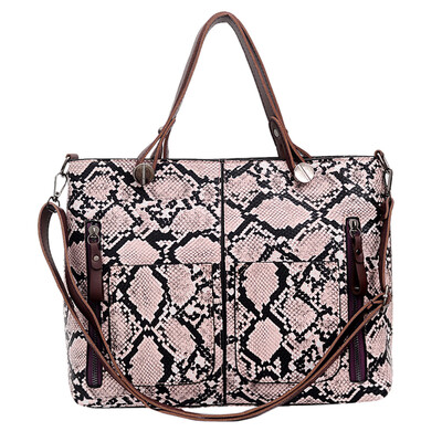 Women Snake Pattern Shoulder Bag Luxury Designer Handbags PU Leather Large Capacity Messenger Bag Shopping Tote T2G
Women Snake Pattern Shoulder Bag Luxury Designer Handbags PU Leather Large Capacity Messenger Bag Shopping Tote T2G