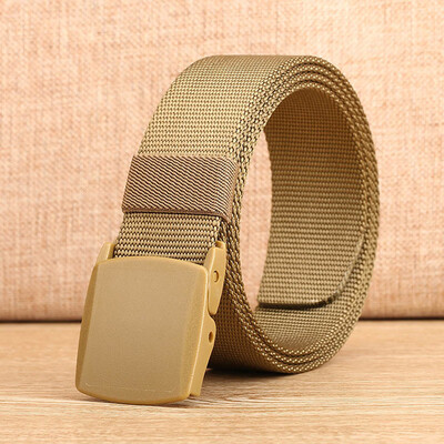 Men&Women belt high quality solid color Nylon Plastic buckle Men belt outdoor casual cowboy pants belt
Men&Women belt high quality solid color Nylon Plastic buckle Men belt outdoor casual cowboy pants belt