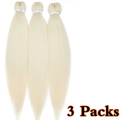 3 Packs Pre-stretched Braiding Hair Professional Itch Free Synthetic Fiber Corchet Braids Yaki Texture Hair Extensions EZ Braid
3 Packs Pre-stretched Braiding Hair Professional Itch Free Synthetic Fiber Corchet Braids Yaki Texture Hair Extensions EZ Braid