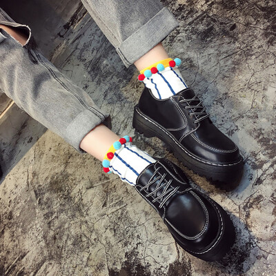Low - heeled shoes with round - head casual shoes loose cake&autumn college style students shoes big shoes
Low - heeled shoes with round - head casual shoes loose cake&autumn college style students shoes big shoes