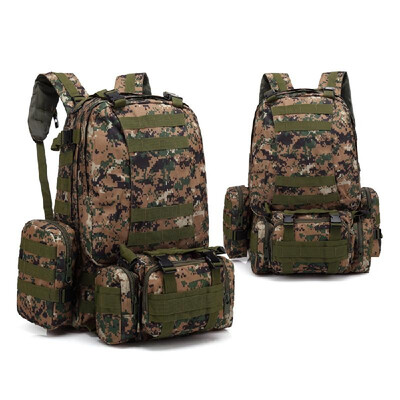 60L Outdoor Multifunction Military Tactical Backpack with MOLLE Webbings Rucksack Sports Camping Travel Hiking Bag
60L Outdoor Multifunction Military Tactical Backpack with MOLLE Webbings Rucksack Sports Camping Travel Hiking Bag