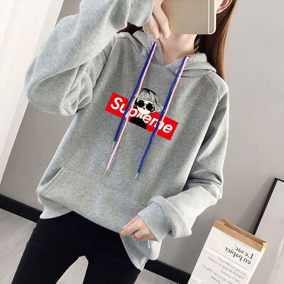 Women Simple New Autumn Warm Hoodies Long Sleeve Cute Print Plus Velvet Loose Hooded Sweatshirts
Women Simple New Autumn Warm Hoodies Long Sleeve Cute Print Plus Velvet Loose Hooded Sweatshirts