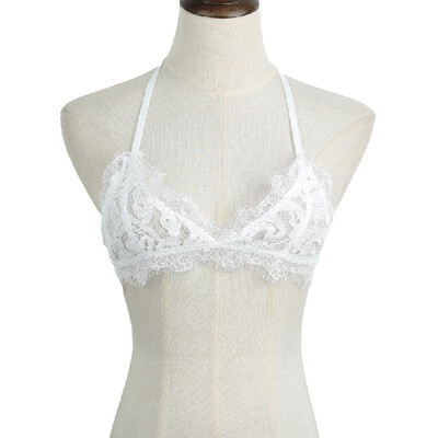 New Sexy Women Lingerie Sheer Lace Hollow Out Lace Up Backless Solid Color Casual Bra Underwear WhiteBlack
New Sexy Women Lingerie Sheer Lace Hollow Out Lace Up Backless Solid Color Casual Bra Underwear WhiteBlack