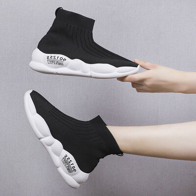 Autumn small white shoes high-top mesh breathable sneakers summer running socks&tide shoes
Autumn small white shoes high-top mesh breathable sneakers summer running socks&tide shoes