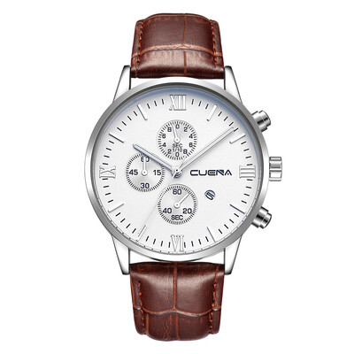 Gobestart Mens Leather Military Alloy Analog Date Quartz Wrist Watch Business Watches
Gobestart Mens Leather Military Alloy Analog Date Quartz Wrist Watch Business Watches