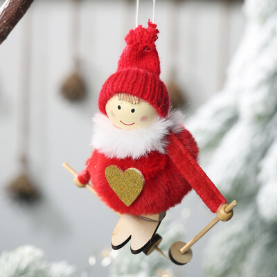 Christmas Angel Girl Ski Plush Dolls Christmas Tree Ornament Pendant Party Christmas Decoration
Christmas Angel Girl Ski Plush Dolls Christmas Tree Ornament Pendant Party Christmas Decoration