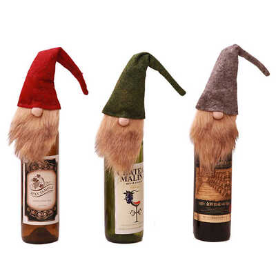 Christmas Xmas Santa Gnome Wine Champagne Bottle Cover Cap Topper Decoration Wizard Desk Travel Picnic Festival Holiday Gift
Christmas Xmas Santa Gnome Wine Champagne Bottle Cover Cap Topper Decoration Wizard Desk Travel Picnic Festival Holiday Gift