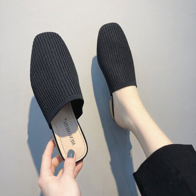 Knitting elasticity breathable fashion bag head half drag heel lazy person pedal one foot to wear casual sandals&slippers outs
Knitting elasticity breathable fashion bag head half drag heel lazy person pedal one foot to wear casual sandals&slippers outs