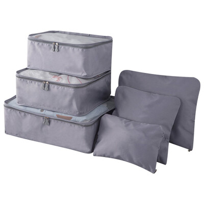 6pcsset Lightweight Luggage Travel Bags Men&Women Packing Cubes Organizer Compression Pouches Fashion Double Zipper Waterpro
6pcsset Lightweight Luggage Travel Bags Men&Women Packing Cubes Organizer Compression Pouches Fashion Double Zipper Waterpro