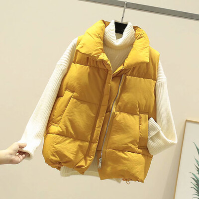 Toponeto Womens Winter Warm Outwear Stand Neck Sleeveless Pockets Vintage Oversize Coats
Toponeto Womens Winter Warm Outwear Stand Neck Sleeveless Pockets Vintage Oversize Coats