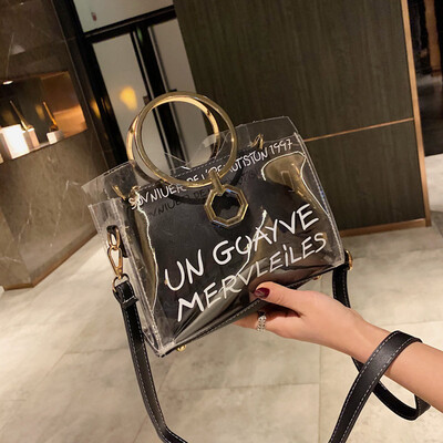 Tailored Woman Fashion Clear Jelly Shoulder Bags Ladies Metal Ring Leisure Hand Bags
Tailored Woman Fashion Clear Jelly Shoulder Bags Ladies Metal Ring Leisure Hand Bags