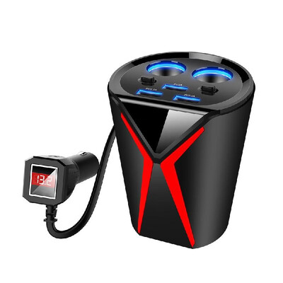 Car Charger 3 USB Dual Cigarette Lighter Ports Car Cup-shape Charger 12V 24V Mobile Phone Charger
Car Charger 3 USB Dual Cigarette Lighter Ports Car Cup-shape Charger 12V 24V Mobile Phone Charger