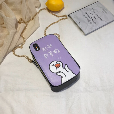 2019 new casual wild chain shoulder bag fashion cartoon cute duckling girl slung mobile phone bag
2019 new casual wild chain shoulder bag fashion cartoon cute duckling girl slung mobile phone bag