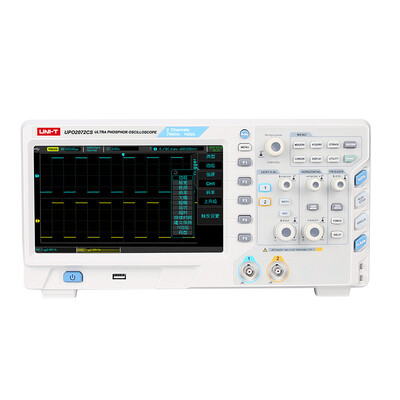 UNI-T UPO2072CS Ultra Phosphor Oscilloscope 2 CHANNELS 70 MHz Bandwidth 1GSs 28Mpts 8 Inches TFT LCD
UNI-T UPO2072CS Ultra Phosphor Oscilloscope 2 CHANNELS 70 MHz Bandwidth 1GSs 28Mpts 8 Inches TFT LCD