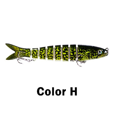 1328cm 19g Fishing Lure Hard Bait 8 Segments Swimbait Crankbait Artificial Fishing Lure Bait with Treble Hooks
1328cm 19g Fishing Lure Hard Bait 8 Segments Swimbait Crankbait Artificial Fishing Lure Bait with Treble Hooks