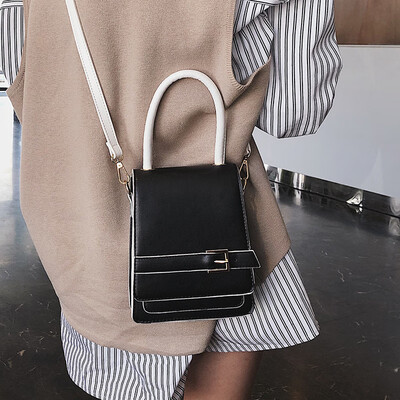 Qiao Bani 2019 new Korean chic fashion contrast color flip bag hand strap shoulder diagonal female bag factory direct sales
Qiao Bani 2019 new Korean chic fashion contrast color flip bag hand strap shoulder diagonal female bag factory direct sales