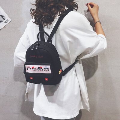 Backpack female 2019 new Korean version of the wild Harajuku student canvas bag Japanese cartoon girl mini backpack
Backpack female 2019 new Korean version of the wild Harajuku student canvas bag Japanese cartoon girl mini backpack