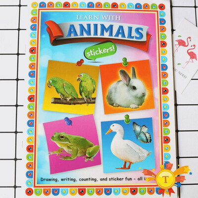 Sticker Books for Baby Leaning English Story Book with Stickers Preschool Early Learning Educational children Toy
Sticker Books for Baby Leaning English Story Book with Stickers Preschool Early Learning Educational children Toy