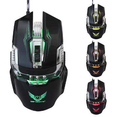 ZERODATE X900 Gaming Mouse Breathing Light Ergonomic 7 Buttons Wired USB Mechanical Mouse with 3200DPI for PC Gamer Black
ZERODATE X900 Gaming Mouse Breathing Light Ergonomic 7 Buttons Wired USB Mechanical Mouse with 3200DPI for PC Gamer Black