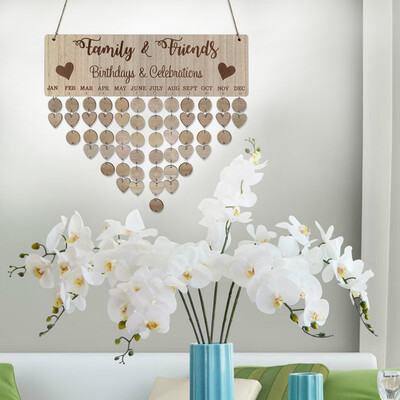 Gobestart Family Birthday Board Plaque DIY Hanging Wooden Birthday Reminder Calendar A
Gobestart Family Birthday Board Plaque DIY Hanging Wooden Birthday Reminder Calendar A