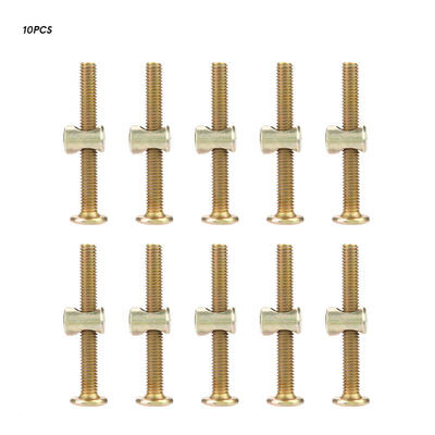Greensen 10PCS M6 Carbon Steel 50mm Furniture Bolts With 6mm Barrel Nuts Connector Fastener
Greensen 10PCS M6 Carbon Steel 50mm Furniture Bolts With 6mm Barrel Nuts Connector Fastener