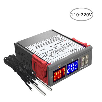 Dual Digital Display Thermostat Temperature Regulator Temperature Controller with Double NTC Probe Heater Sensor Probe Two Relay O
Dual Digital Display Thermostat Temperature Regulator Temperature Controller with Double NTC Probe Heater Sensor Probe Two Relay O