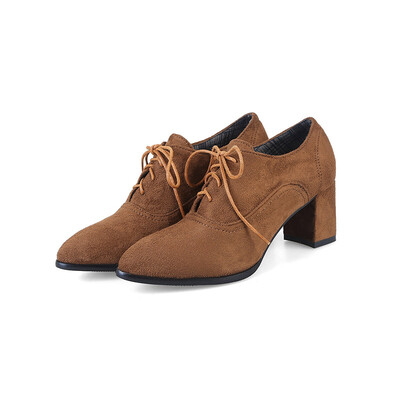 IDIFU Womens Chic Faux Suede Pointed Toe Medium Block Heel OL Work Shoes Lace up Ankle Booties
IDIFU Womens Chic Faux Suede Pointed Toe Medium Block Heel OL Work Shoes Lace up Ankle Booties